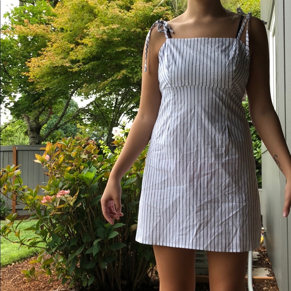 striped dress